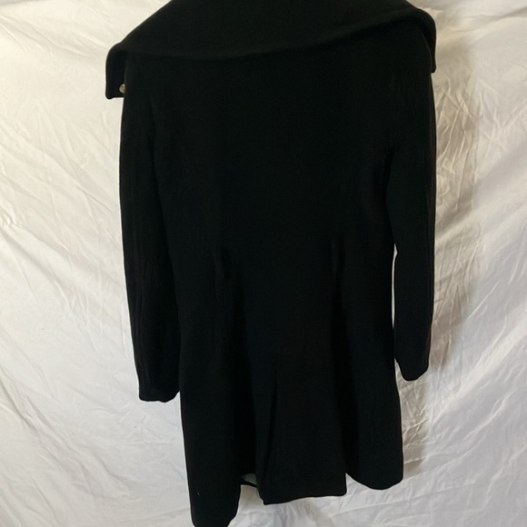 Coach:Black Wool/Angora/Nylon Blend- Green Signature lining-Gold buttons- XS - Picture 13 of 16